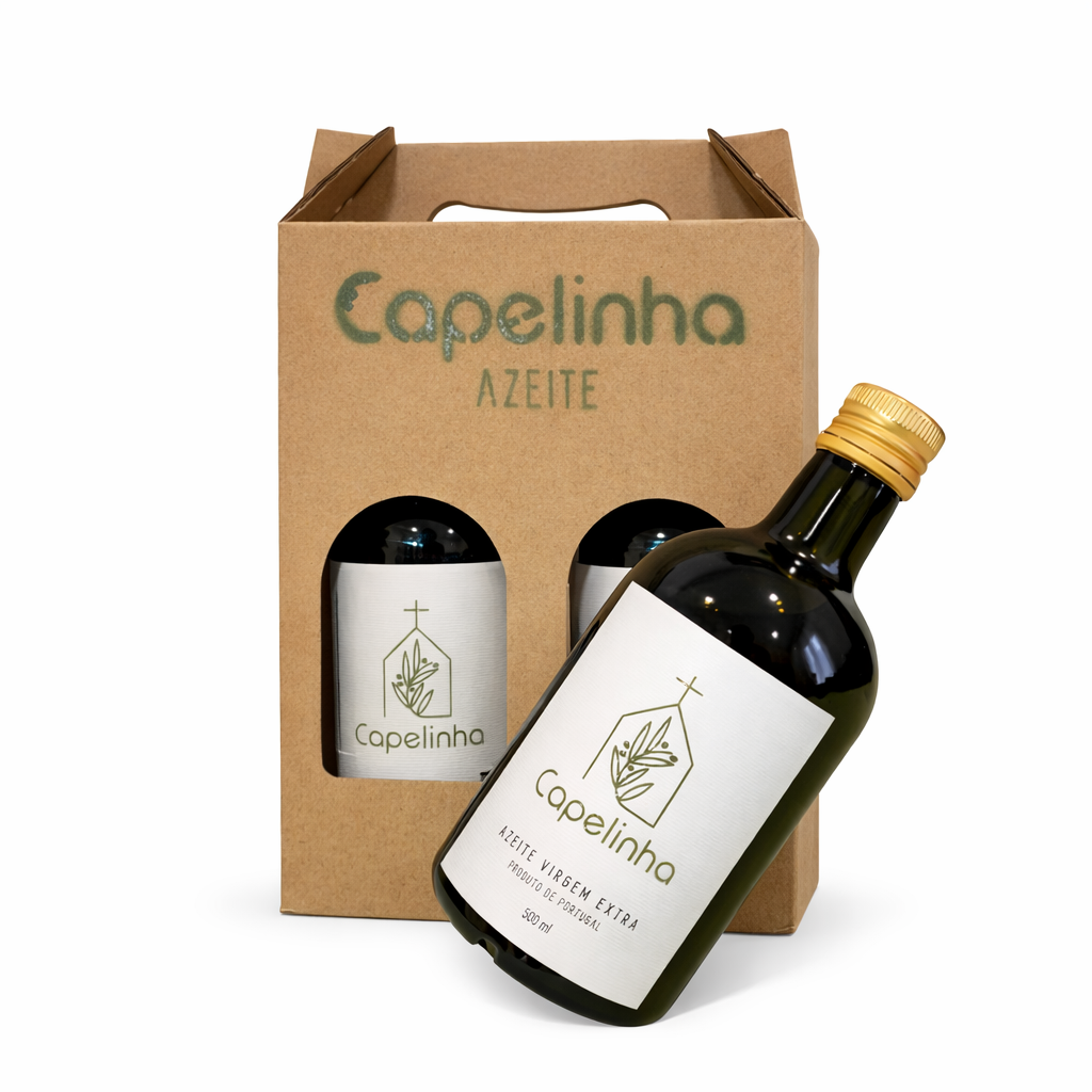 Pack 2 Garrafas Azeite Capelinha – Virgem Extra – 500ml